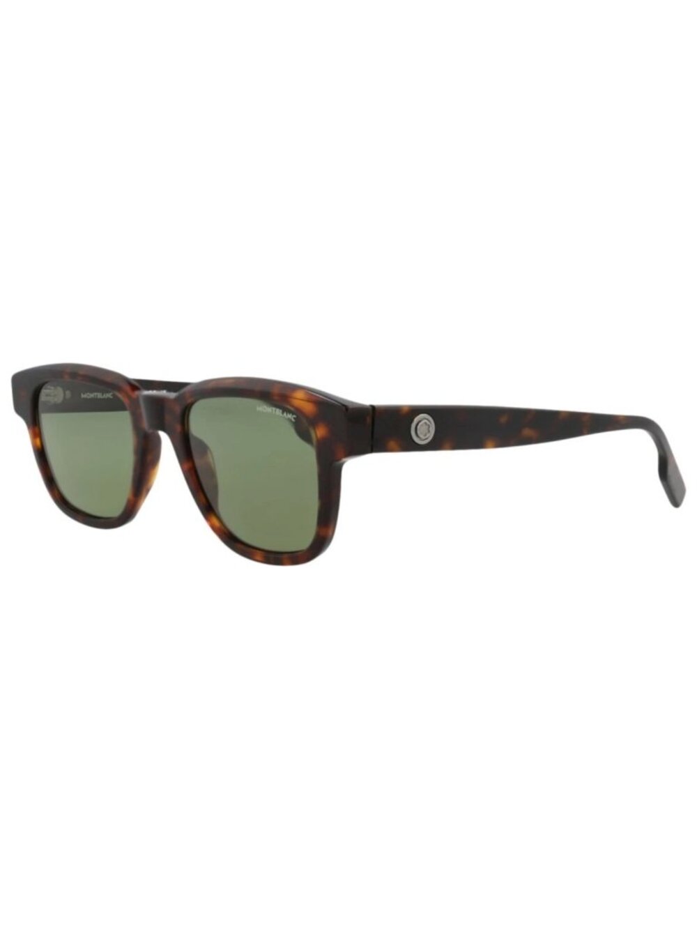 New Montblanc Women's Sunglasses Square Rectangle Acetate Frame Mens Havana